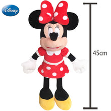 Load image into Gallery viewer, Genuine Disney Mickey Mouse Plush Toys Minnie Mouse Dolls Stuffed Plush Children Birthday Christmas Gift High Quality
