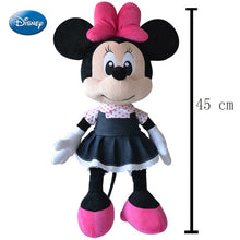 Load image into Gallery viewer, Genuine Disney Mickey Mouse Plush Toys Minnie Mouse Dolls Stuffed Plush Children Birthday Christmas Gift High Quality