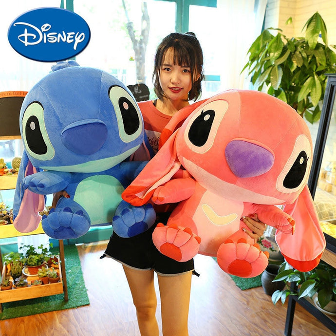 Disney Kawaii Stitch Plush Doll Toys Lilo & Stitch 35cm 45cm 55cm Big Size Stich Plush Toys for Children Kids Birthday Gift