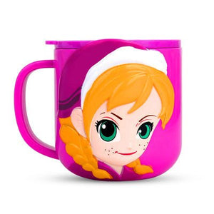 Disney Baby Cups Safe ABS Animal Cute Baby Drinkware With Handle Nature Safe Material Kid Drinkware Home Water Milk Brush Cup