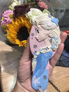 Disney Kids Comb 3D Princess  Hair Brushes Hair Care Baby Girl Mermaid Hair Comb