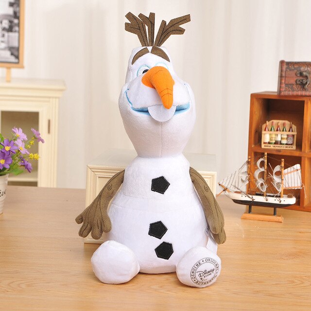 Disney Plush Toys 30cm/50cm Frozen Snowman Cartoon Olaf Soft Plush Toy Doll Stuffed Toys Brinquedos Gift for Kids Baby Girls