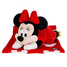 Load image into Gallery viewer, Disney 135X87 Plush Toy Pillow Blanket Three-in-one Blanket Mickey Minnie Little Gumai Kun Sidi Chivini Toy for children