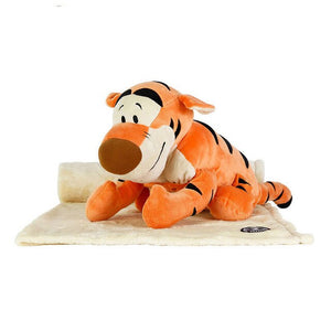 Disney 135X87 Plush Toy Pillow Blanket Three-in-one Blanket Mickey Minnie Little Gumai Kun Sidi Chivini Toy for children