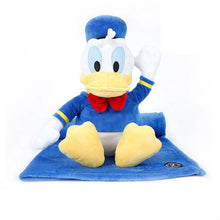 Load image into Gallery viewer, Disney 135X87 Plush Toy Pillow Blanket Three-in-one Blanket Mickey Minnie Little Gumai Kun Sidi Chivini Toy for children