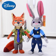 Load image into Gallery viewer, Disney Plush Toy  Cartoon Doll Zootopia Judy Nick  PP cotton Stuffed Safe Kids Children Toy Cute Birthday Holiday Gift