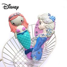 Load image into Gallery viewer, Disney Kids Comb 3D Princess  Hair Brushes Hair Care Baby Girl Mermaid Hair Comb