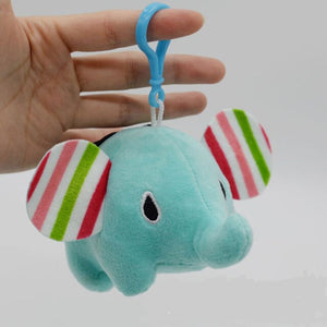 2019 Movie 10CM Dumbo Elephant Keychain Toys Disney Stuffed Animals Plush Toy Small Pendant For Children Kid Girl Birthday Gifts