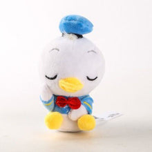 Load image into Gallery viewer, Disney 12cm Mickey Minnie Mouse Plush Toys Doll Winnie Bear Squirrel Bag Ornament Keychain Chip Dale Pendant Toys for children
