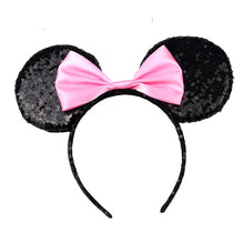 Load image into Gallery viewer, Kids Fashion Cute Toy Disney Mickey Minnie Ears Cartoon Headwear Hair Hand Accessories Kawaii Plush Toys Birthday Gift For Girls