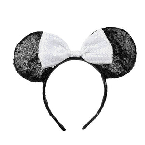 Kids Fashion Cute Toy Disney Mickey Minnie Ears Cartoon Headwear Hair Hand Accessories Kawaii Plush Toys Birthday Gift For Girls