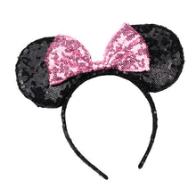 Load image into Gallery viewer, Kids Fashion Cute Toy Disney Mickey Minnie Ears Cartoon Headwear Hair Hand Accessories Kawaii Plush Toys Birthday Gift For Girls