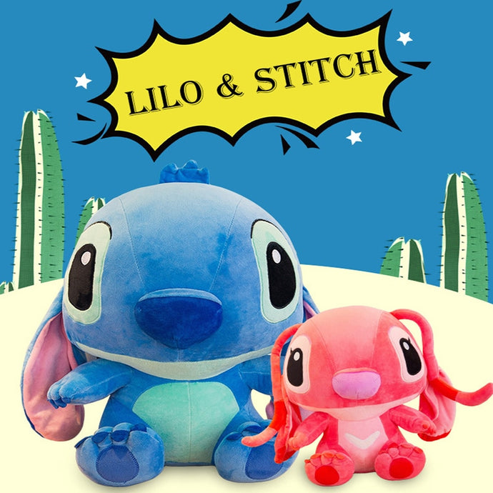 Disney cartoon Lilo & Stitch Plush Doll Children Stuffed Soft Toys Popular For Birthday Christmas Children Kid Gifts 35-65cm B25