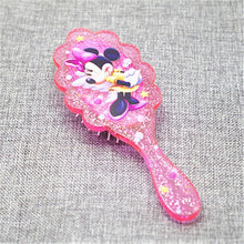 Load image into Gallery viewer, Disney 1Pc Salon Detangling Kids Gentle Anti-static Brush Tangle Wet &amp; Dry Bristles Handle Tangle Comb Curly Hair Brush Combs
